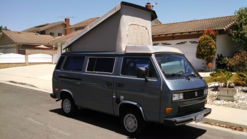 1987 volkswagen vanagon campmobile van camper 3-door 2.1l westfalia 126,377 orig