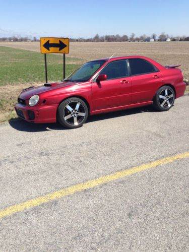 2002 subaru impreza wrx sedan 4-door 2.0l