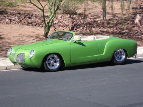 Customized karmann ghia show car