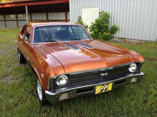 1969 chevrolet nova ss-street machine-muscle car-true ss