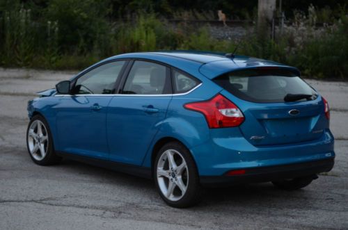 2012 ford focus titanium sport 16k miles fwd no reserve salvage rebuildable