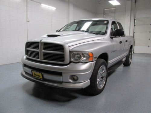 05 dodge ram 1500 slt daytona silver 4x4 crew cab rhino liner running boards