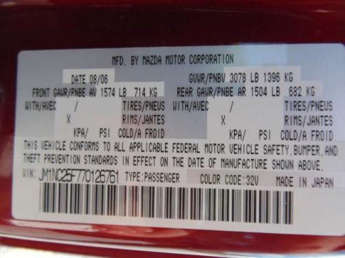 2007 Mazda Miata MX-5 Touring, US $10,800.00, image 11