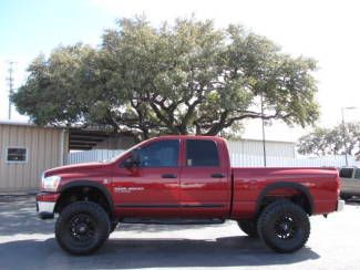 Lifted slt custom leather black alloys 5.9l cummins diesel 6 speed manual 4x4!