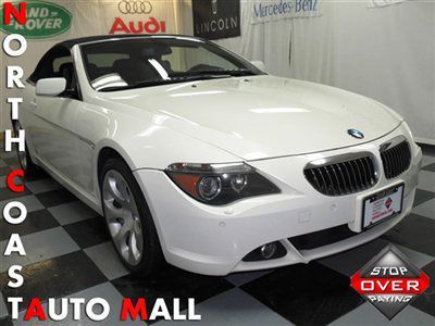 2007(07)650i convertible white/black navi xen sport sts save huge!!!