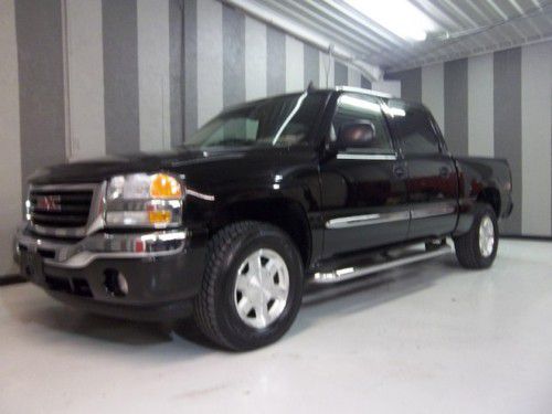 2006 gmc sierra 1500 crew cab slt leather htd seats z71