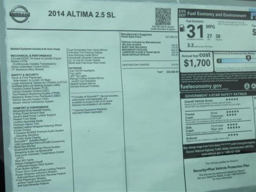 2014 Nissan Altima 2.5 SL, US $26,085.00, image 4