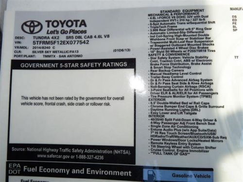 2014 Toyota Tundra SR5, US $34,577.00, image 6