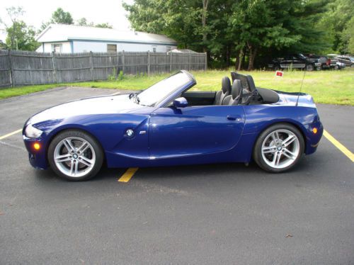 2006 bmw m roadster 3.2l 6-spd  interlagos blue  low miles