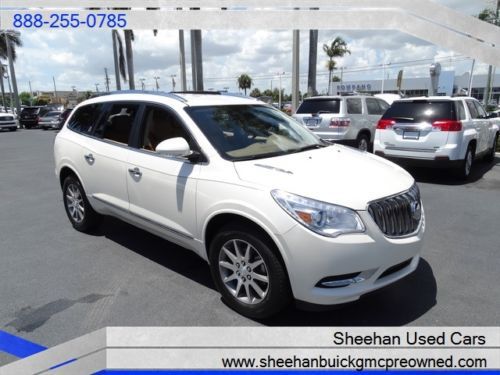 2013 buick enclave ,no accidents, buick certified, third row,low miles,fla car,