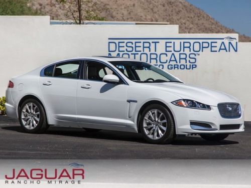 Cpo 2013 jaguar xf white charcoal