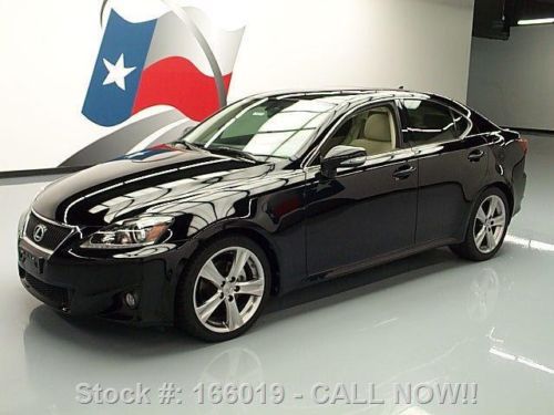 2012 lexus is250 sunroof nav rear cam climate seats 34k texas direct auto