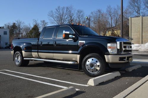 2008 ford f-450 super duty king ranch crew cab pickup 4-door 6.4l low reserve!
