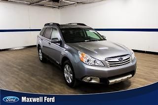 11 subaru outback 4x4, 2.5l 4 cyl, auto, leather, sunroof, clean 1 owner!