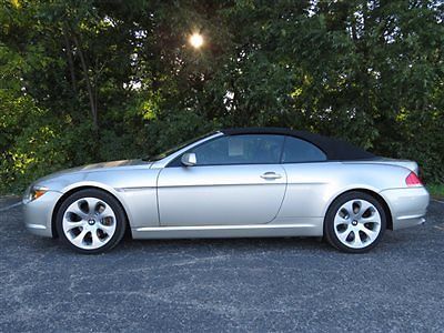 6 series bmw 645ci convertible low miles 2 dr manual gasoline 4.4l 8 cyl mineral