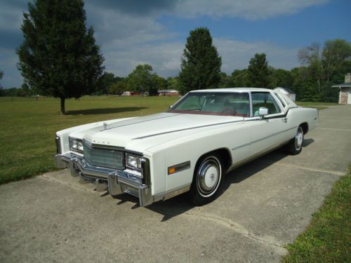 Gorgeous- like new 1977 cadillac eldorado biarritz-45,000 miles--stunning car !