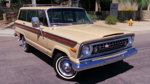 1977 jeep wagoneer, rare 401ci v8, quadra-trac 4x4, only 17,000mi! time capsule!