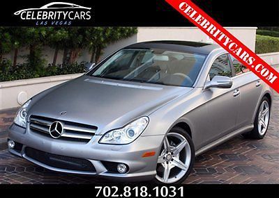 2010 mercedes cls550 one owner amg sport factory color only 6600 miles matt grey