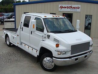 2007 chevy c4500 kodiak crew cab custom hauler air ride dvd nav lthr *reduced $$