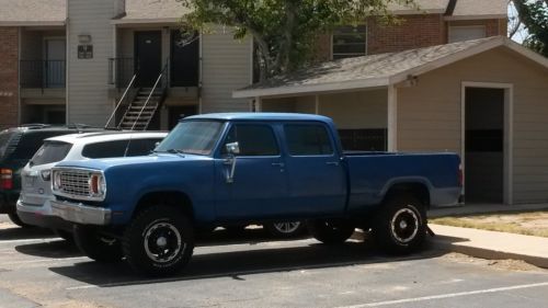 1976 dodge power wagon crew cab short bed