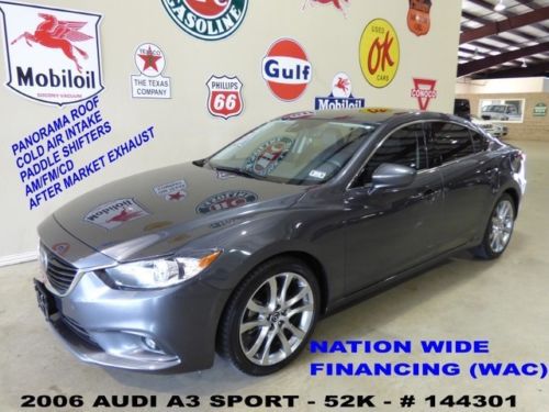 2014 mazda 6 grand touring,sunroof,nav,htd lth,bose,19in wheels,17k,we finance!!