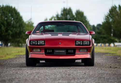 1987 camaro z28 iroc-z  brand new condition! copo 1/1 red/red/gold!