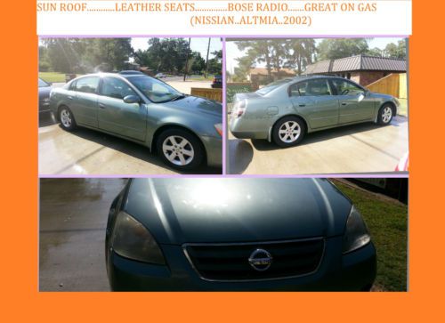2002 nissan altima sl sedan 4-door 2.5l