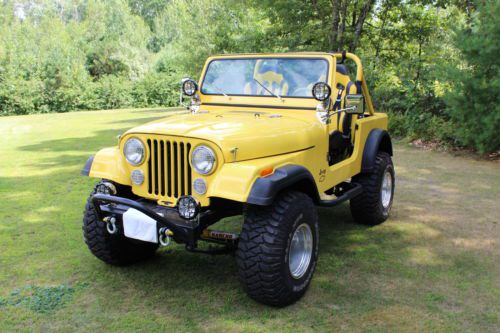 1978 jeep cj-7 renegade ground up restoration with chevy 350 engine cj