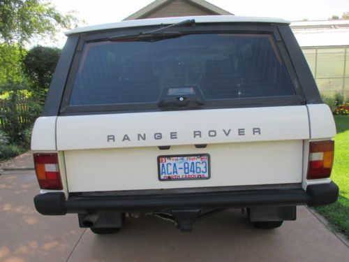 Range Rover Classic, white, low miles, 2 inch lift, 31 inch all terrain tires, US $7,000.00, image 10