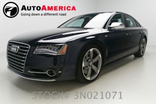 2013 audi s8 awd 13k miles rearcam nav sunroof vent seat one owner clean carfax