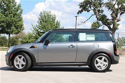 Mini cooper clubman low miles 2 dr coupe automatic gasoline 1.6l 4 cyl dark silv