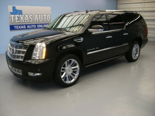 We finance!!  2012 cadillac escalade esv platinum awd roof nav 4 tv&#039;s texas auto