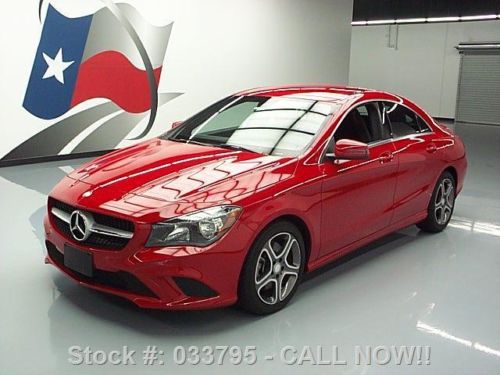 2014 mercedes-benz cla250 turbocharged paddle shift 16k texas direct auto