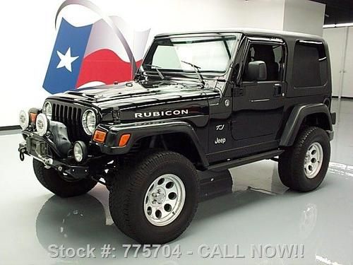 2006 jeep wrangler rubicon 4x4 lifted hardtop winch 29k texas direct auto