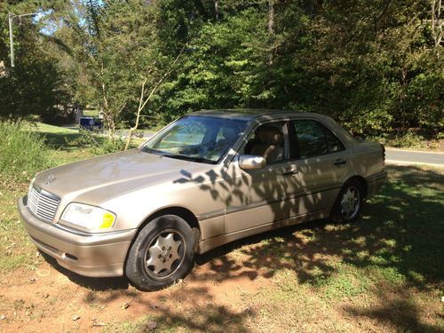 2000 mercedes-benz c230 kompressor sedan 4-door 2.3l champange,great condition