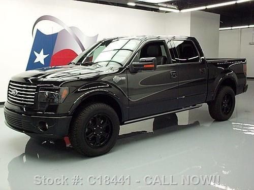 2012 ford f-150 harley-davidson crew 4x4 sunroof nav 3k texas direct auto