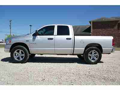 2008 DODGE RAM 1500 4X4 QUAD CAB SLT BIG HORN, HEMI, DUAL EXHAUST, SUPER CLEAN, US $17,995.00, image 4