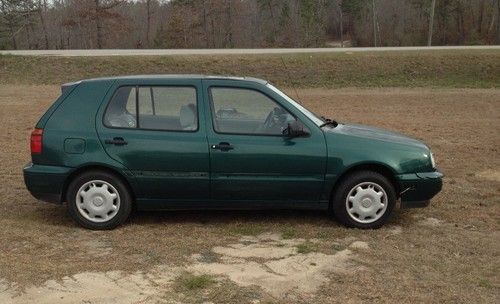 1997 volkswagen golf gl hatchback 4-door 2.0l no reserve