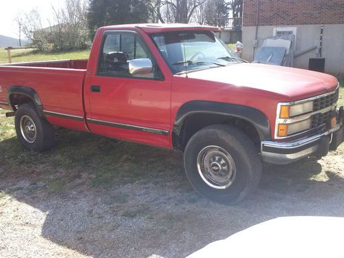 1992 chevrolet k2500 silverado standard cab pickup 2-door 6.5l