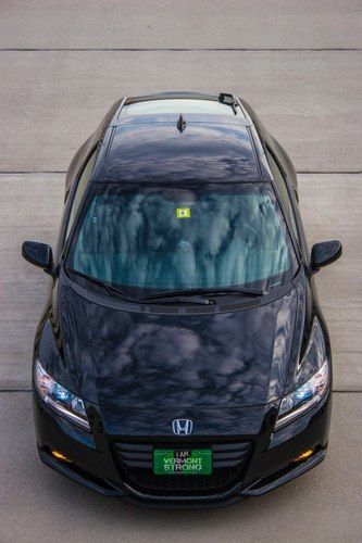 2012 honda cr-z 6mt crystal black pearl low miles - mint! -