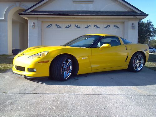 2008 chevrolet corvette z06 2lz interior, navigation, chrome wheels, major guard