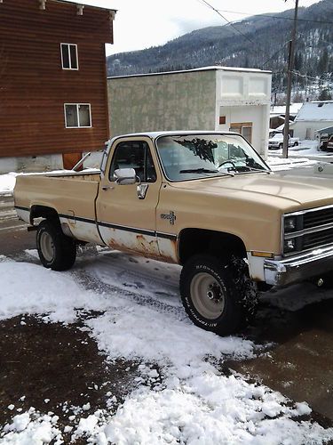 1983 3/4 ton 4wd chevy silverado