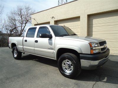 2004 chevrolet silverado 2500 lt 4x4 crew cab/duramax diesel!low miles!wow!look!