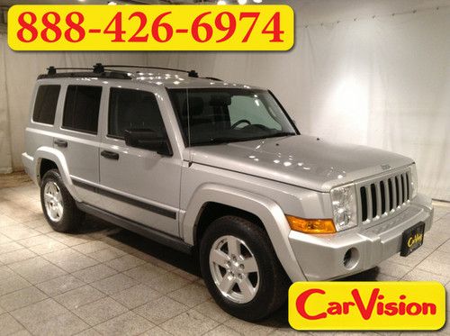 2006 jeep commander 4dr 4wd alloys 3rd row seat 4.7l v8 "carfax 1-owner" vehicle