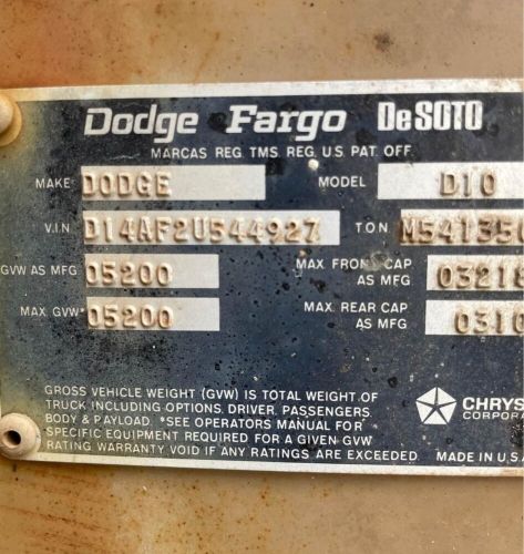 1972 Dodge Other Pickups Adventurer SE, US $5,500.00, image 24