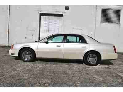 2001 CADILLAC DEVILLE DHS! PEARLE WHITE, LOW MILES, MUST SEE, NO RESERVE, image 11