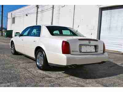 2001 CADILLAC DEVILLE DHS! PEARLE WHITE, LOW MILES, MUST SEE, NO RESERVE, image 12