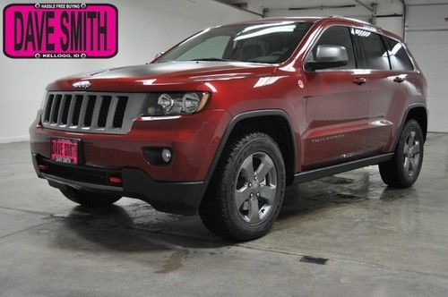 2013 new red trailhawk 4wd dualpane sunroof uconnect laredo e grp!!