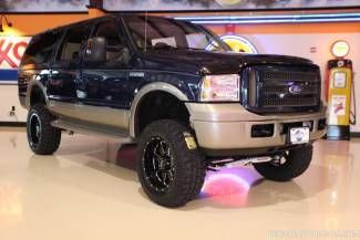 Excursion eddie bauer 4x4 leather 6.0l diesel new tires new 6 in lift kit wow!