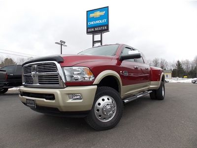 11 dodge ram 3500 4x4 cummins diesel mega cab short box longhorn navigation roof